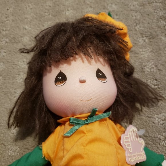 Vintage Applause October Olivie Doll Orange Green Halloween 1987 Brand New NWT - Picture 5 of 11